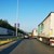 Интензивен трафик на товарни автомобили на изход към Румъния