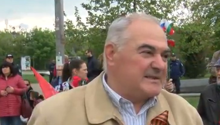 При засилено полицейско присъствие в Бургас се проведе марш на "Безсмъртния полк"