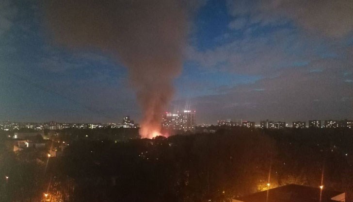 Пожар последва взрива