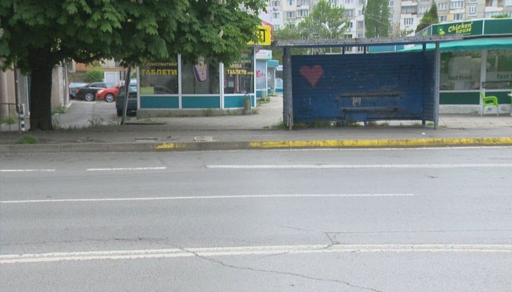 Малолетният шофьор е изкъртил табелката на спирка в столичния квартал "Слатина"