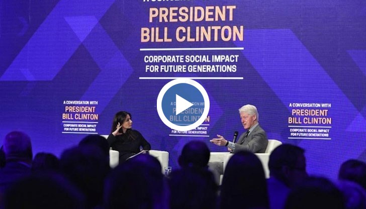 42-ият президент на САЩ се срещна със студенти в НДК