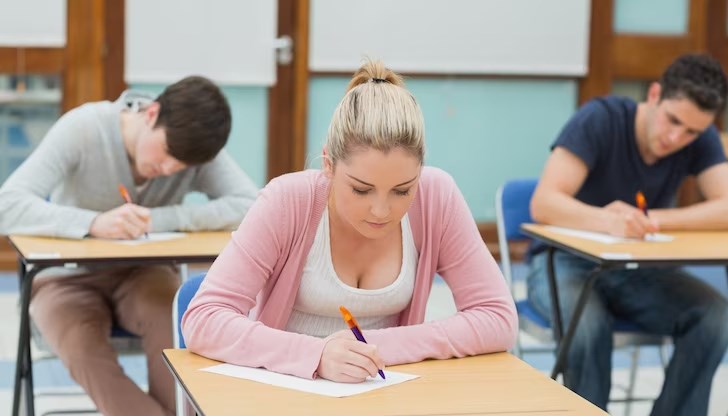 Тестът се състои от 22 задачи с избираем отговор, 16 с кратък свободен отговор и две с разширен свободен отговор Тестът се състои от 22 задачи с избираем отговор, 16 с кратък свободен отговор и две с разширен свободен отговор