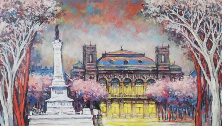 В експозицията са представени около 150 творби на 30 местни художници