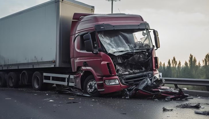 Два тира се удариха челно на изхода на Плугова Два тира се удариха челно на изхода на Плугова