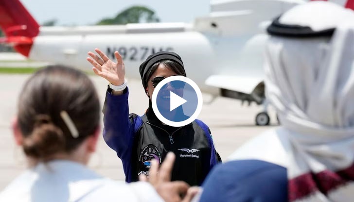 Раяна Бярнауи е част от втората изцяло частна космическа мисия до околоорбитната лаборатория