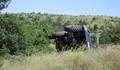 Камион се преобърна край Благоевград