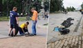 Доброволци почистват шахти в центъра на Русе