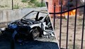 Колата на предполагаемите убийци на украинец изгоря като факла