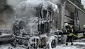 Русенски пожарникари гасиха запалена кабина на камион