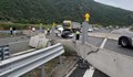 Румънски шофьор счупи бетонни прегради на АМ "Струма"