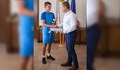 Пенчо Милков награди русенската тенис надежда Александър Митев