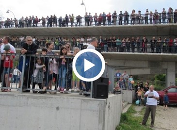 Стотици русенци посрещнаха четниците на Христо Ботев на брега на Дунава