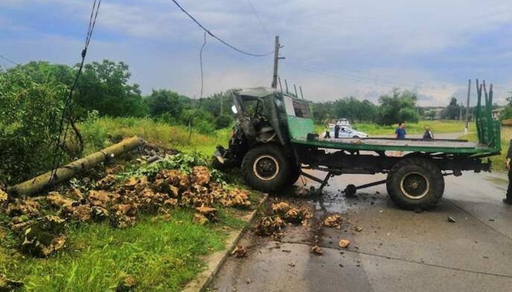 Нарушителят казал пред полицаите, че е имал проблем със спирачките