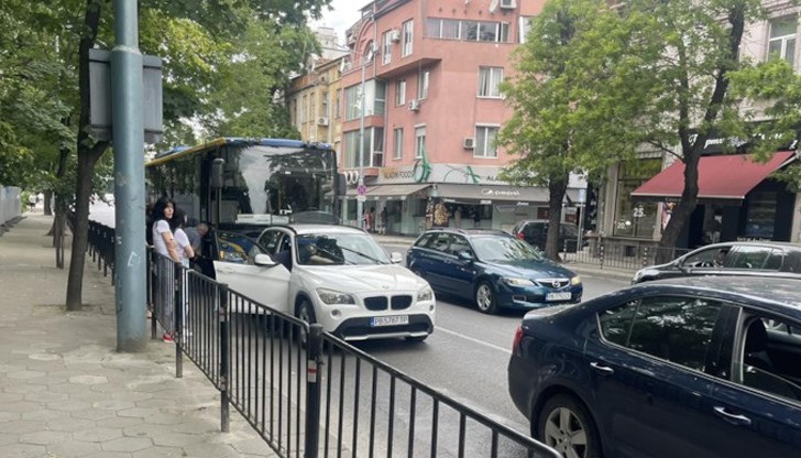 За щастие автобусът е бил без пътници