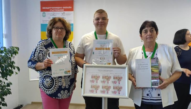 Георги Стоилов получи сертификат, с който е приет в Химикотехнологичен и металургичен университет - София