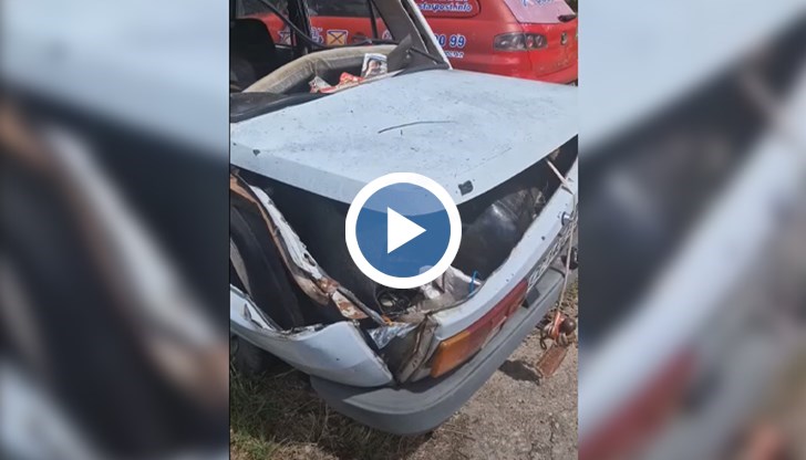 Гръмнала е газовата уредба на изоставения вартбург