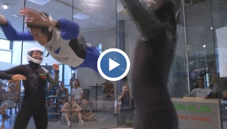 Ивар Кристоферсен стана най-възрастният ентусиаст във въздушен тунел