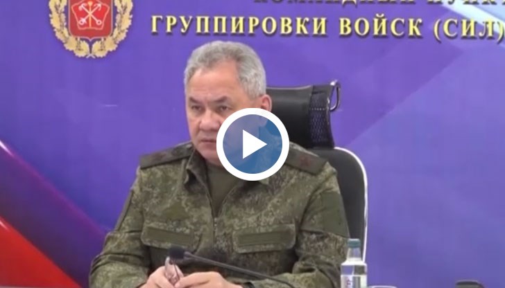 Руският министър на отбраната инспектира войски, участващи в бойните действия в Украйна