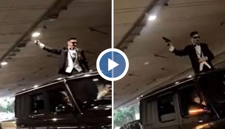 По следите на мъжът, произвел изстрели на оживени места