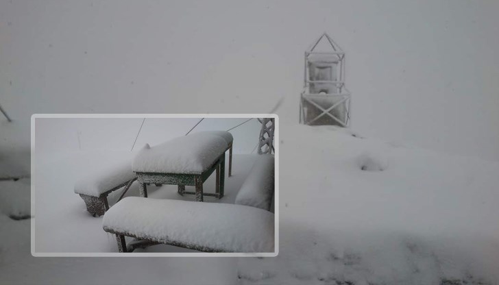 Връх Мусала беше затрупан от 20 сантиметра нов сняг