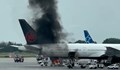 Горящ самолет стресна пътниците на летище „Монреал“
