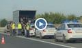 Заловиха камион с мигранти на магистрала "Тракия"