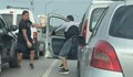 Шофьори се бият на булевард "Сливница" в София