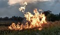 Пожарникари гасиха сухи треви в районите на Бръшлен и на Червена вода