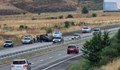 Кола се преобърна на автомагистрала „Тракия“