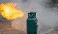 Пожар на газова бутилка в Русе