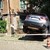 Кола се заби в двор на жилищна сграда в София