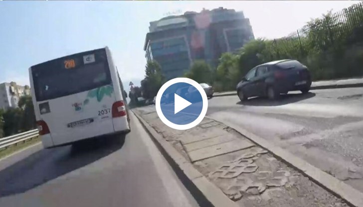 Конфликтната ситуация е заснета от видеорегистратор