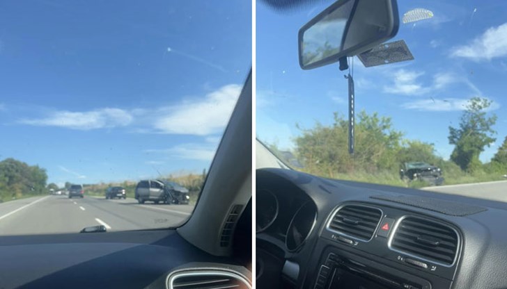 На Мойсеев баир са се ударили два леки автомобила