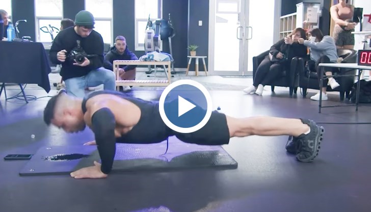 Даниел Скъли планира да постави рекорд и по стоене в положение "планк"