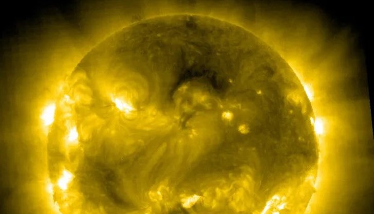 След период на затишие - поредица от изригвания на Слънцето