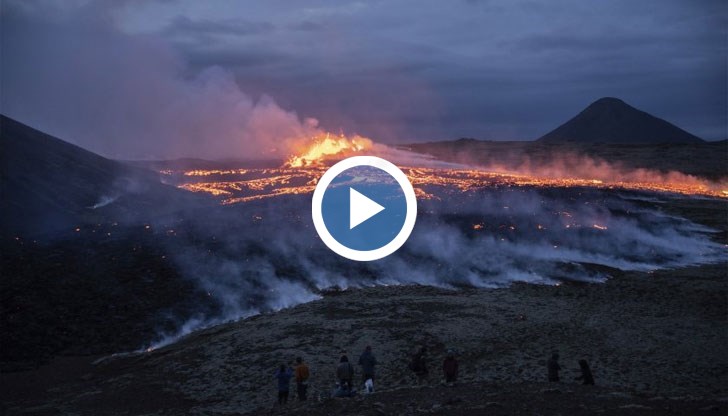 Отворила се е 900-метрова пукнатина, а лавата тече много по-бързо, отколкото при предишни изригвания