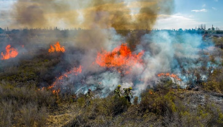 Горски пожари бушуват в Испания, Гърция и Швейцария