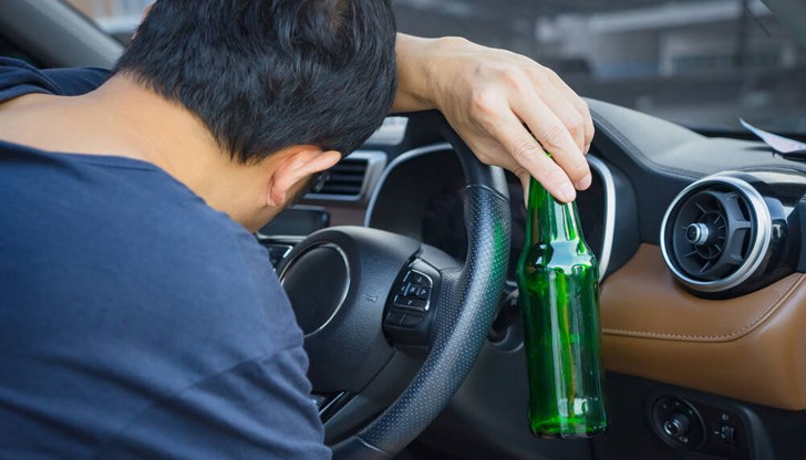 50-годишният мъж седнал зад волана с 1,39 промила алкохол в кръвта
