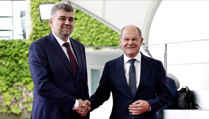 Румънският премиер се срещна с германския канцлер Олаф Шолц