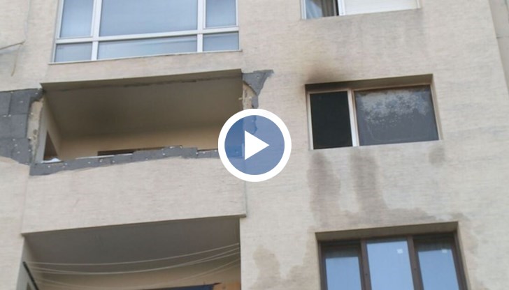 Проверява се дали има загинал човек, скочил през терасата на горящия апартамент