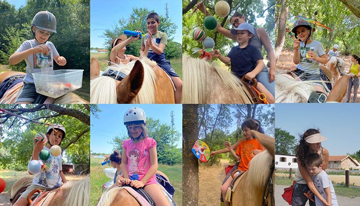 Чрез метода на асистирана с коне терапия, децата от Русе яздиха сред природата