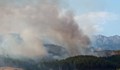 Огромен пожар бушува край българо-гръцката граница
