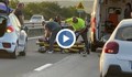 Моторист катастрофира тежко на изхода на Бургас