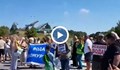 Протест блокира пътя София - Варна