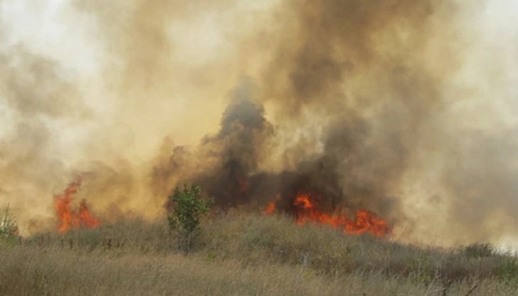Повишен риск от пожари в Бургаско