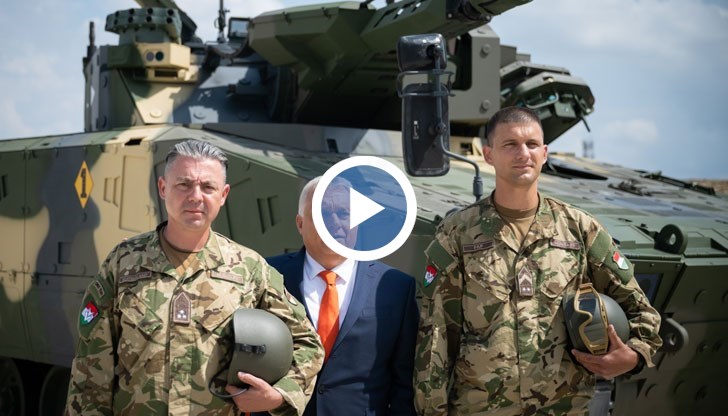 Президентът обяви новината в речта си на церемонията по откриването на нов завод за бойни машини