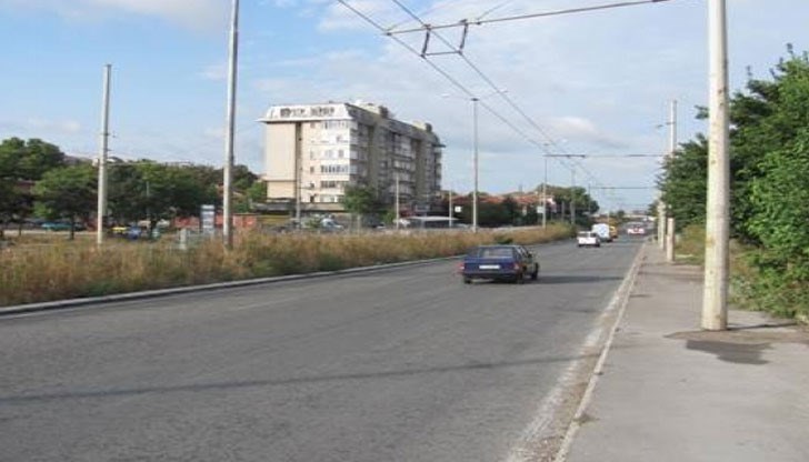 А това е именно булевард "България", познат на русенци още като Международното шосе