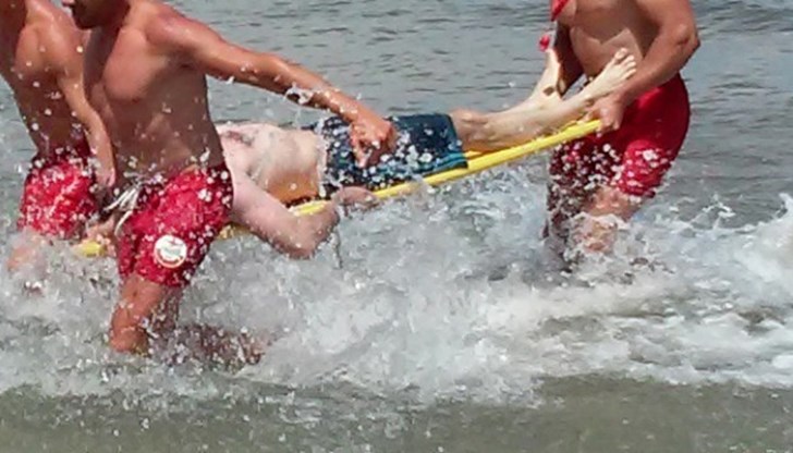 Опасната ситуация е заснета край "Златни пясъци" Опасната ситуация е заснета край "Златни пясъци"