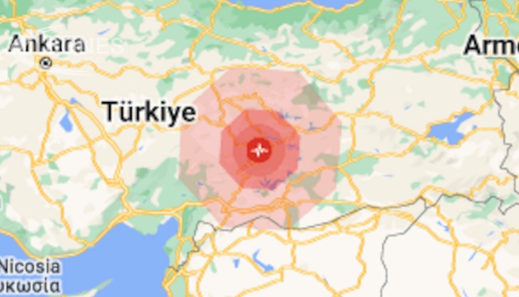 Трусът е станал на дълбочина 7 километра