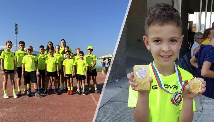 Калоян Драганчев завоюва цели два медала и стана шампион на 40 м и скок от място